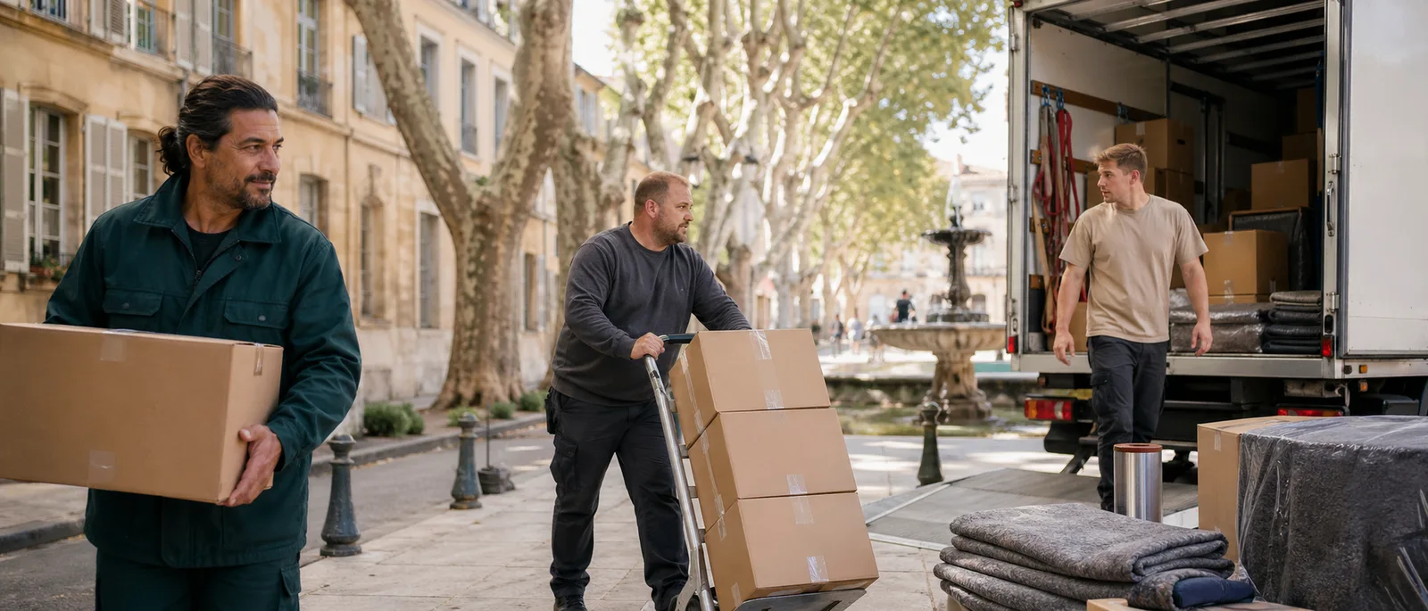 Déménagement Aix-en-Provence : pros de la cité provençale