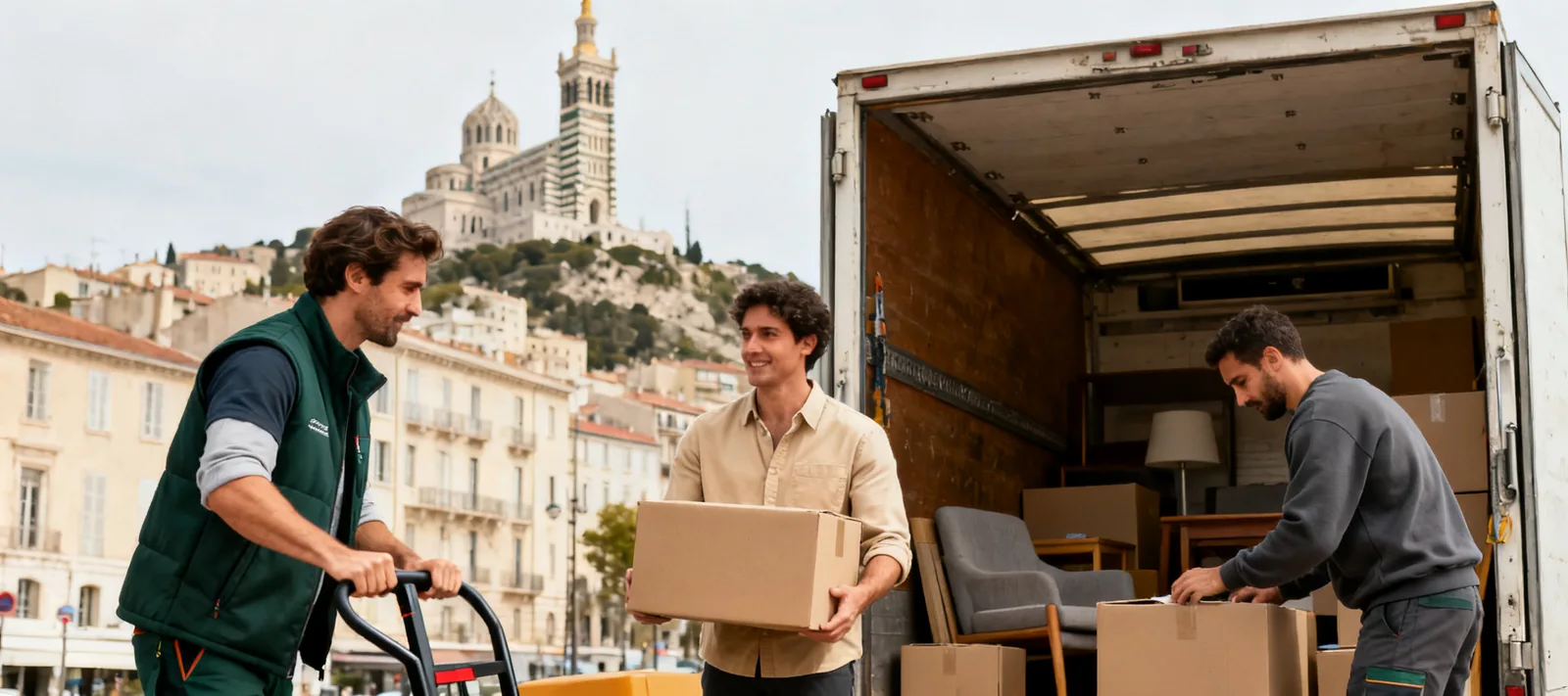 Déménagement Marseille : pros du Panier au Prado